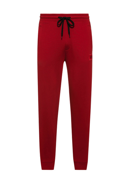 Спортивные брюки Doak из натурального хлопка|Основной цвет:Красный|Артикул:50447963 | Фото 1
