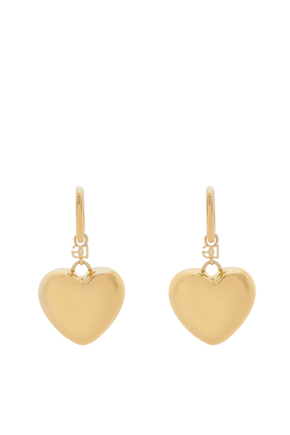 Женский Dolce & Gabbana Серьги в форме сердца с логотипом (цвет ), артикул WEQ8S1-W1111 | Фото 2