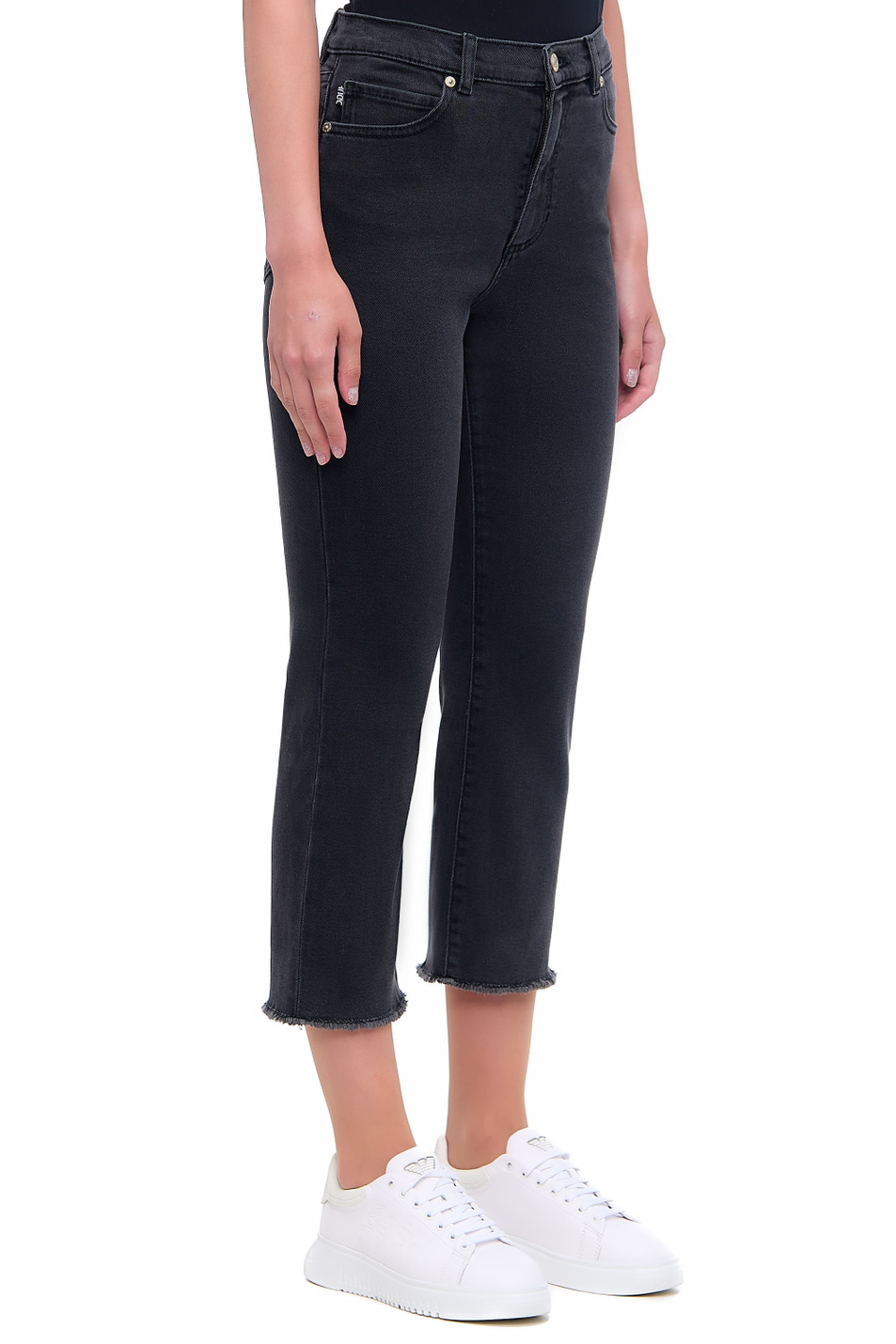 Женский HUGO Расклешенные джинсы из эластичного хлопка (цвет ), артикул 50459188 | Фото 3