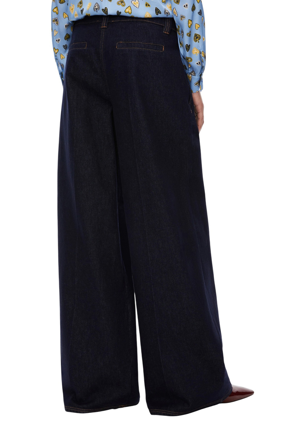 Женский iBLUES Джинсы LAI из хлопка (цвет ), артикул 2527136042 | Фото 4