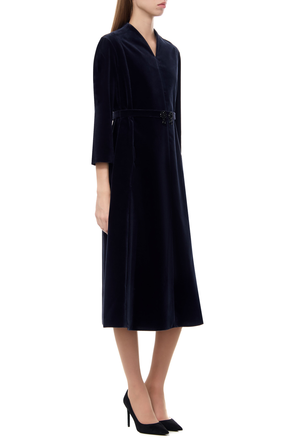 Женский Max Mara Платье LALLO из натурального хлопка (цвет ), артикул 2392260533 | Фото 4