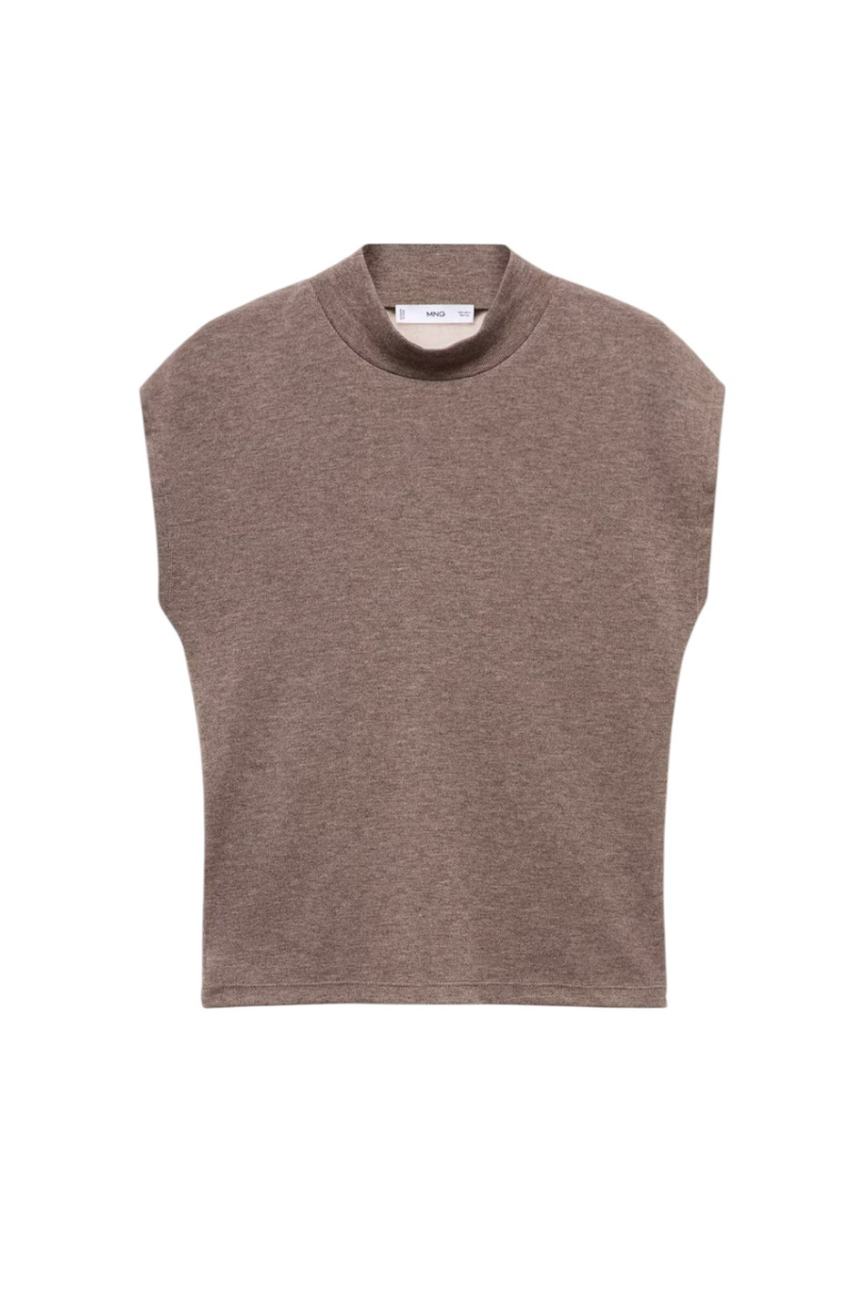 Джемпер MICHI с высоким воротником|Основной цвет:Коричневый Женский Mango Джемпер MICHI с высоким воротником (цвет ), артикул 17085815 | Фото 1