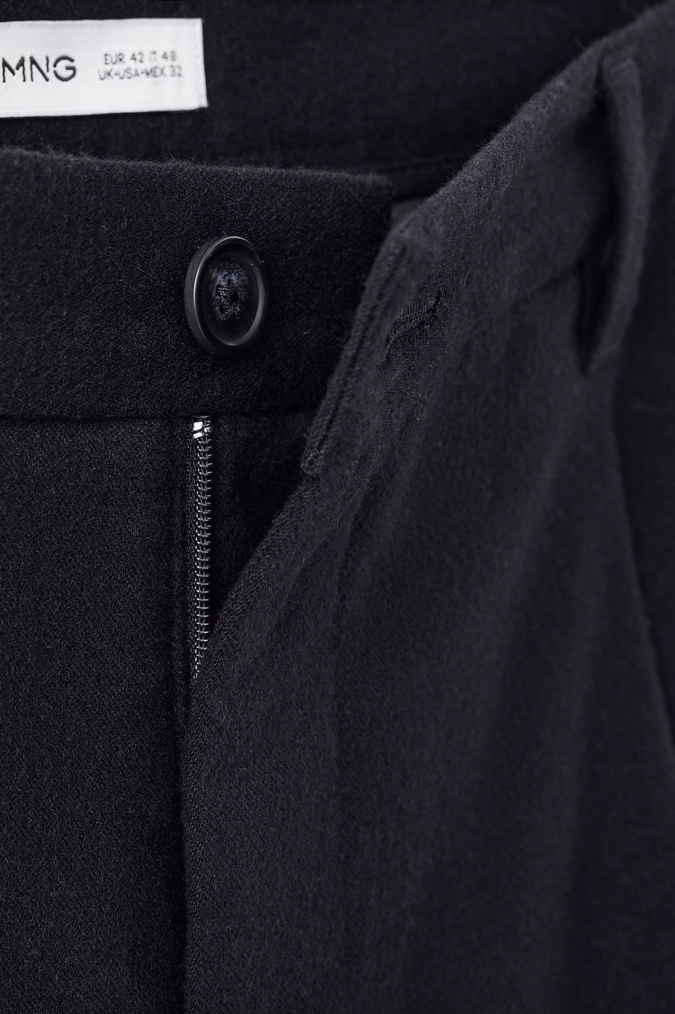 Брюки PIEDRA прямого кроя со складками|Основной цвет:Синий Мужской Mango Man Брюки PIEDRA прямого кроя со складками (цвет ), артикул 17017888 | Фото 5