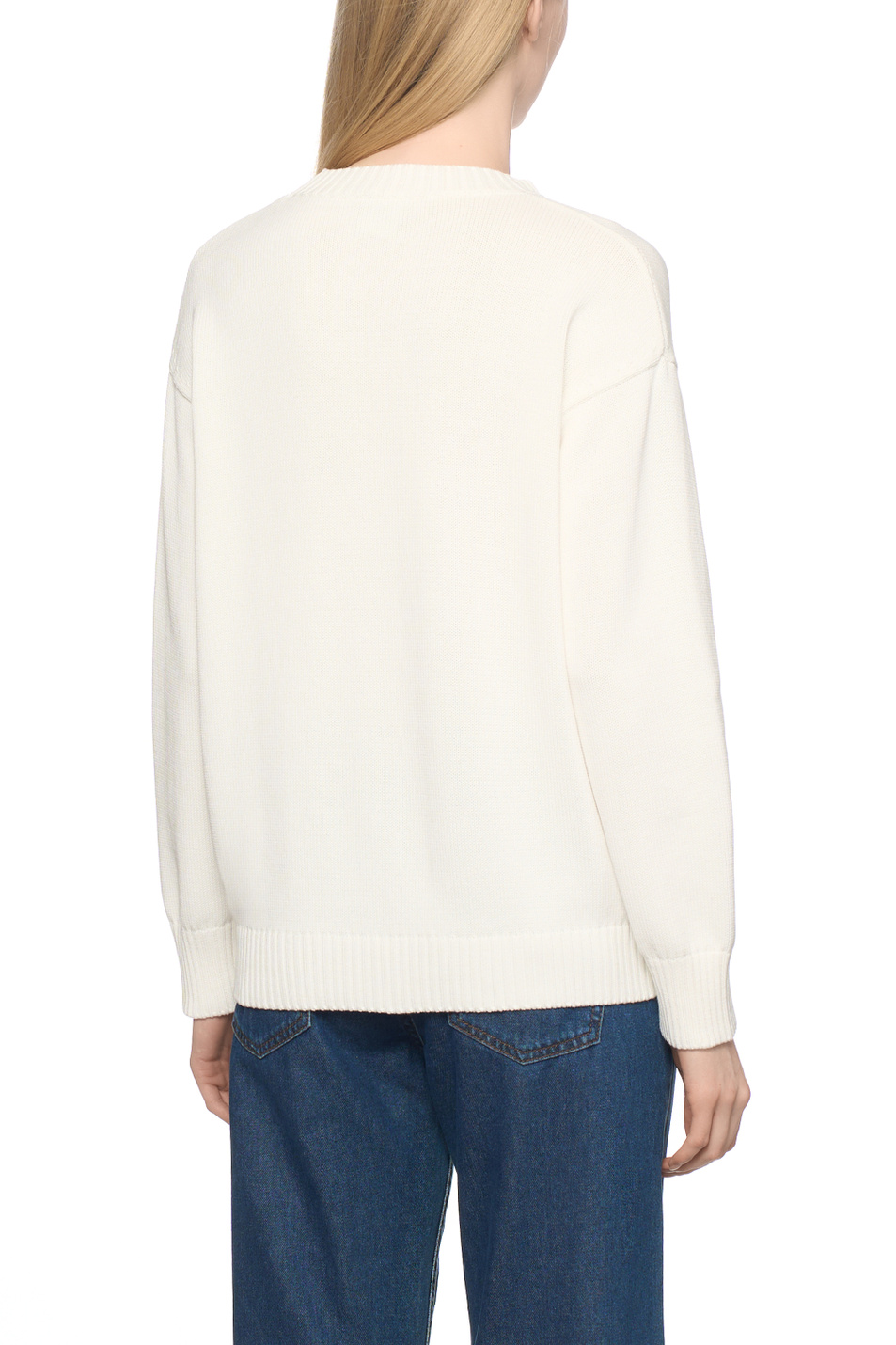 Женский Max Mara Джемпер BERMUDA из смесового хлопка (цвет ), артикул 2616361107 | Фото 5