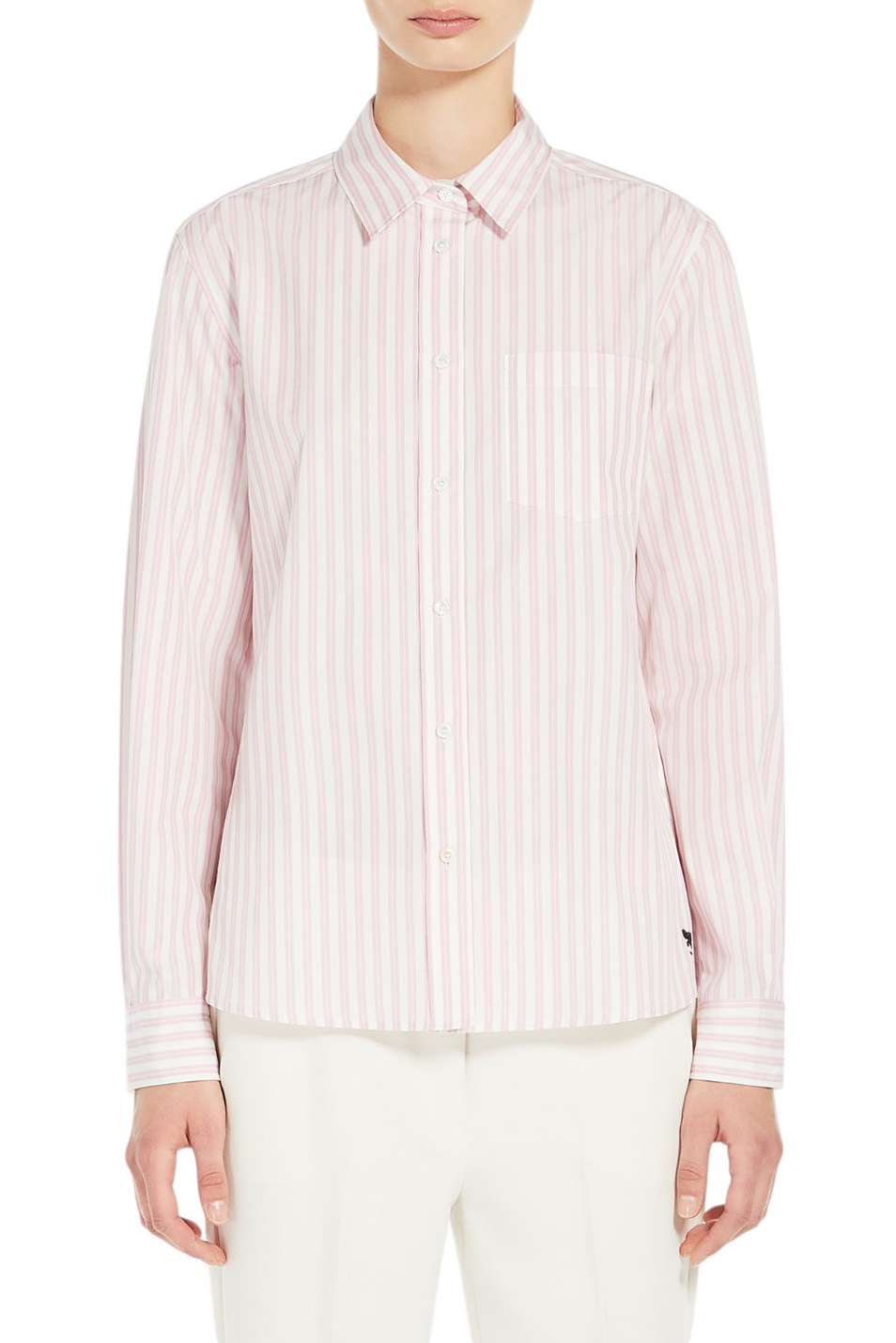 Женский Weekend Max Mara Рубашка BAHAMAS из хлопка (цвет ), артикул 2515111081 | Фото 3