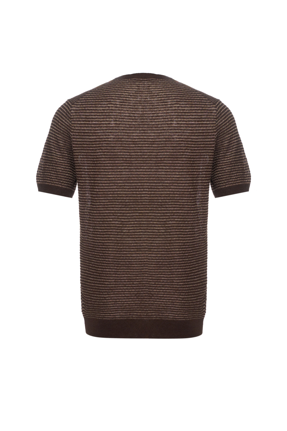 Джемпер из шелка и льна|Основной цвет:Коричневый Мужской Corneliani Джемпер из шелка и льна (цвет ), артикул 27M568-2725172 | Фото 2