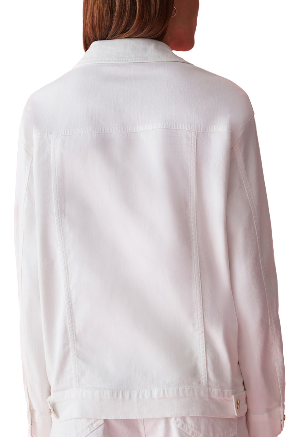 iBLUES Куртка прямого кроя MADIA из эластичного хлопка (цвет ), артикул 2370411031 | Фото 4