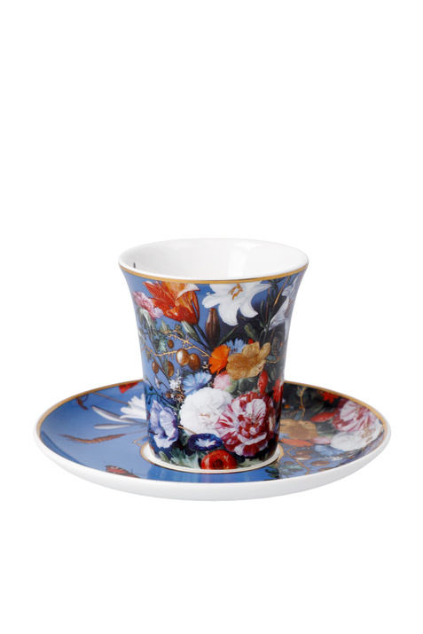 Goebel Чашка для эспрессо с блюдцем "Летние цветы" ( цвет), артикул 67-061-60-1 | Фото 1