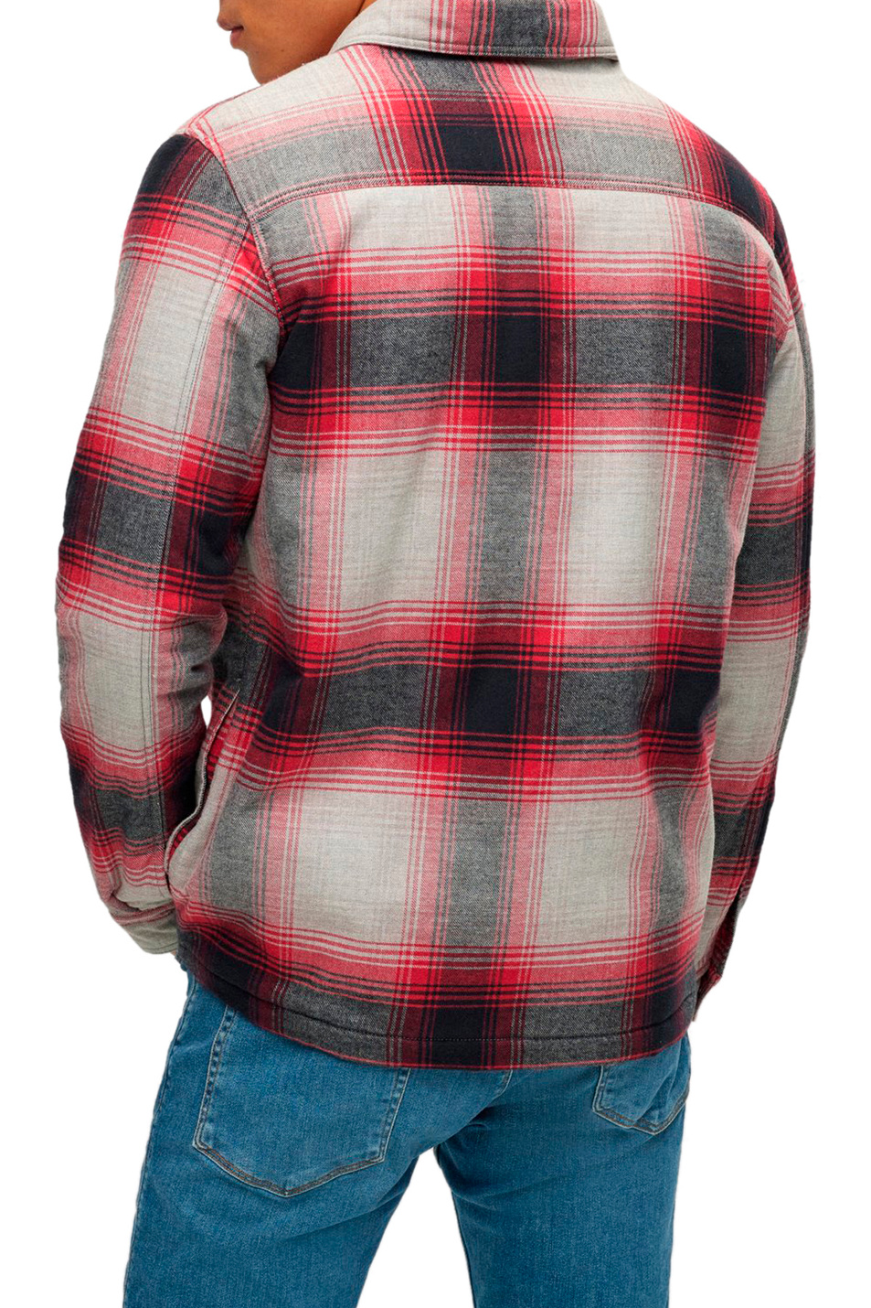 Мужской HUGO Верхняя рубашка оверсайз с узором в крупную клетку (цвет ), артикул 50478555 | Фото 5