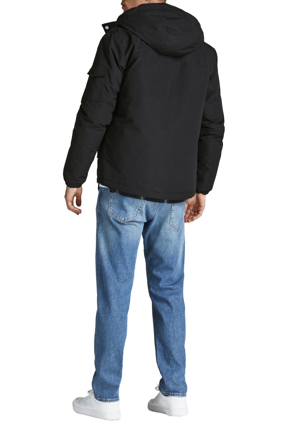 Jack & Jones Куртка на молнии с капюшоном на утяжке (цвет ), артикул 12192673 | Фото 4