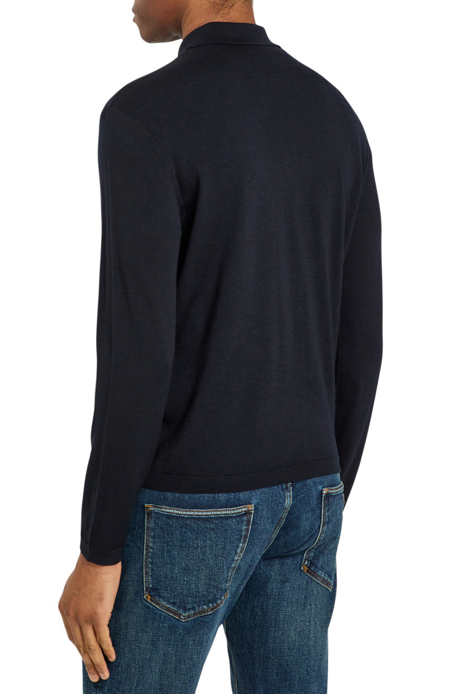 Мужской Emporio Armani Джемпер-поло из шерсти (цвет ), артикул EM004381-AF23421 | Фото 5