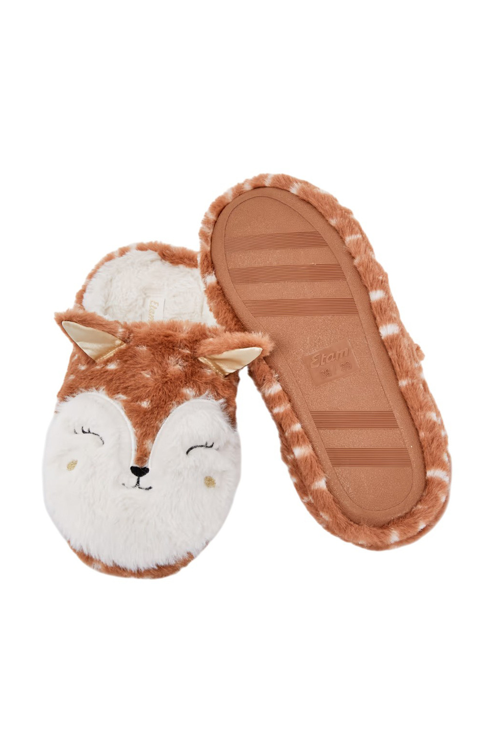 Тапочки JINO из искусственного меха|Основной цвет:Коричневый Женский Etam Тапочки JINO из искусственного меха (цвет ), артикул 6555848 | Фото 4