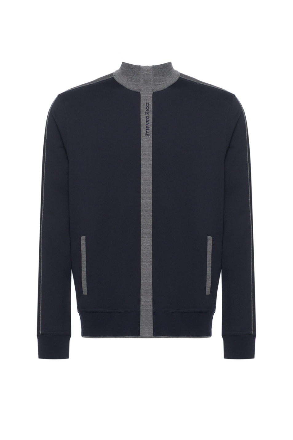 Кардиган из шерсти|Основной цвет:Синий Мужской Stefano Ricci Кардиган из шерсти (цвет ), артикул K909048R31-T25301 | Фото 1