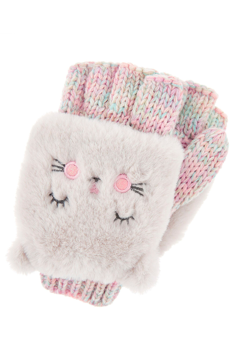 Женский Accessorize Пушистые митенки FLUFFY CAT (цвет ), артикул 983252 | Фото 1