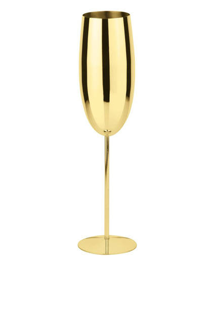 Стальной бокал для шампанского|Основной цвет:Золотой|Артикул:41493G00 | Фото 1