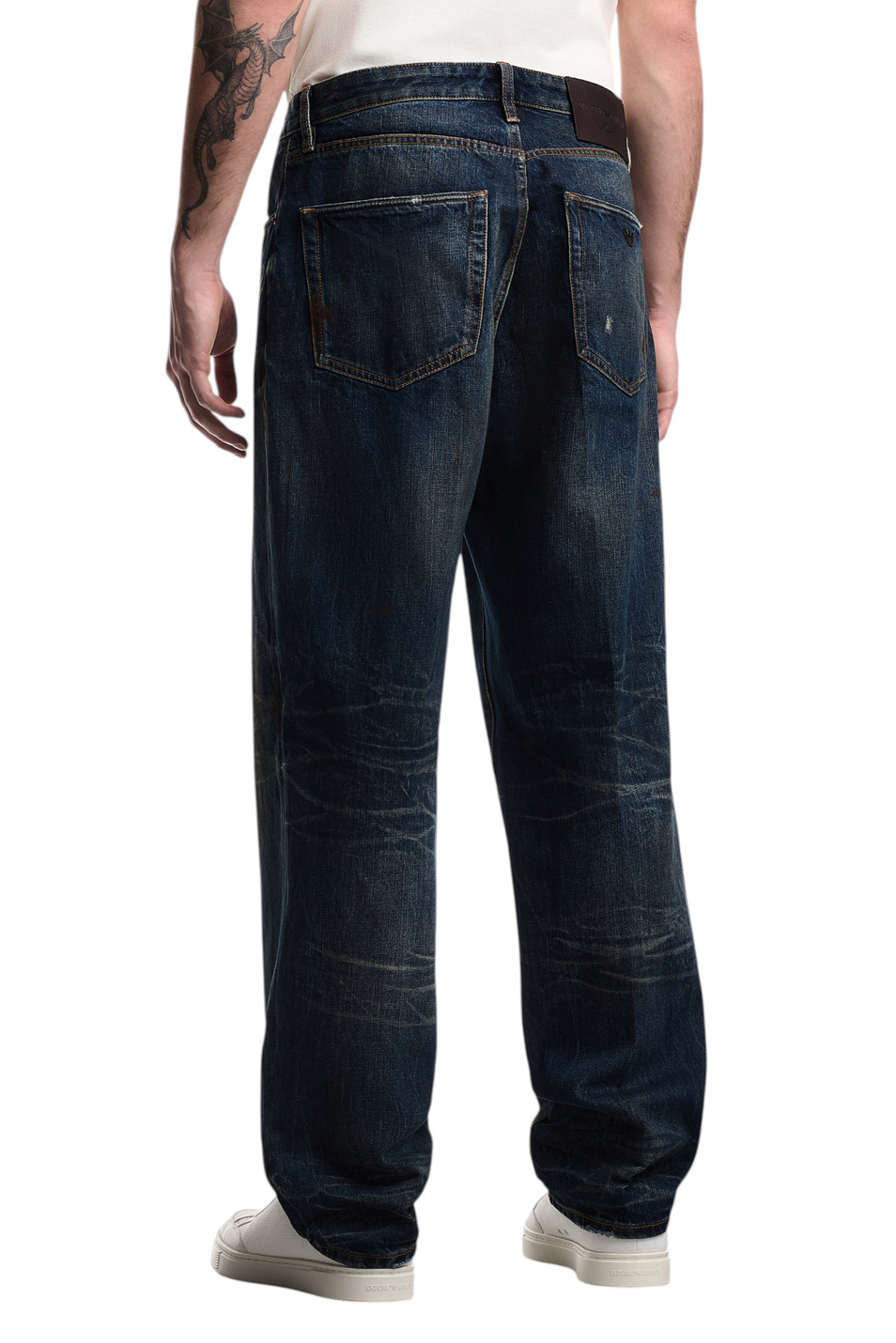 Мужской Emporio Armani Джинсы из хлопка (цвет ), артикул EM005656-AF25209 | Фото 4