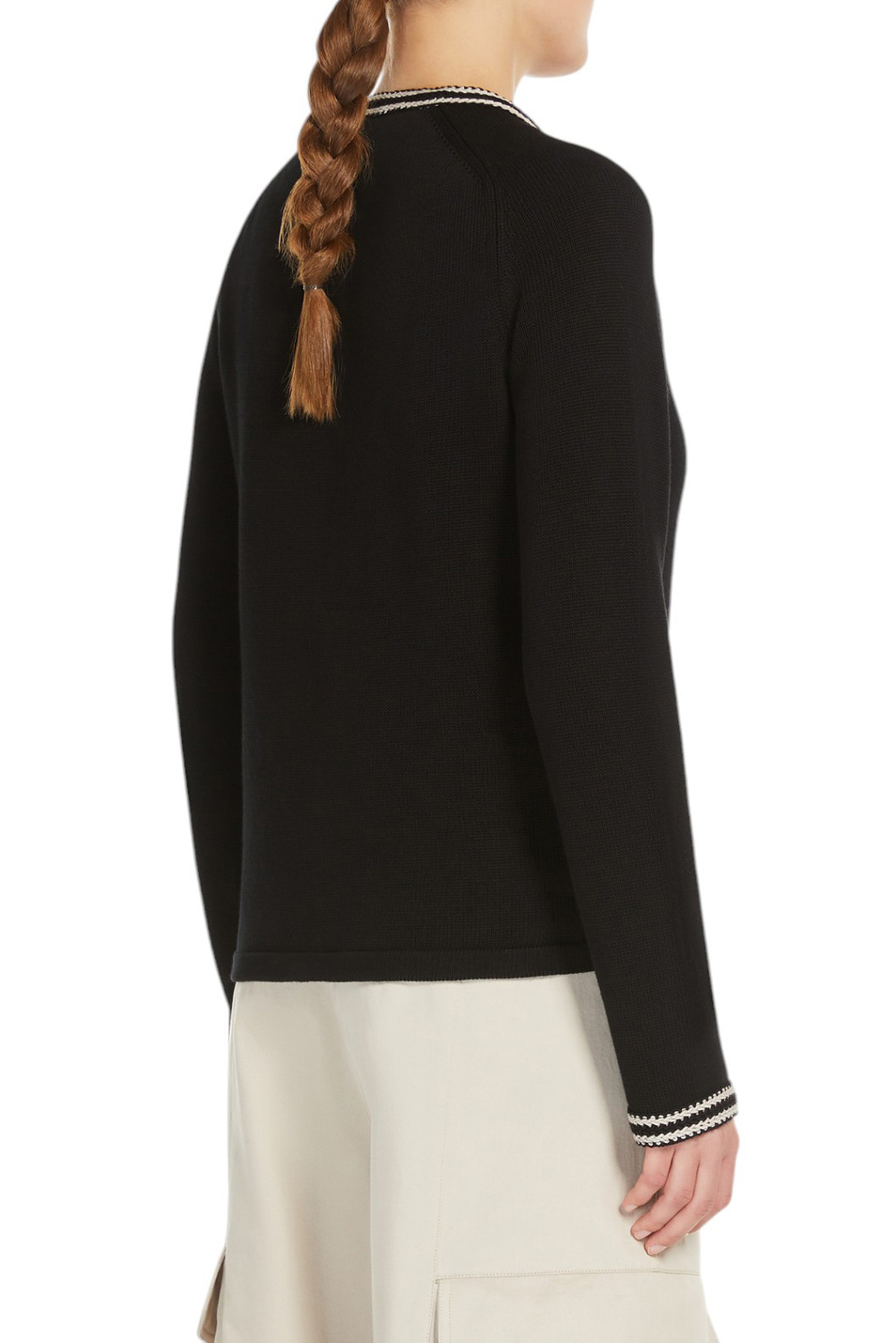 Женский Max Mara Кардиган ZENOBIA из хлопка (цвет ), артикул 2519341051 | Фото 4