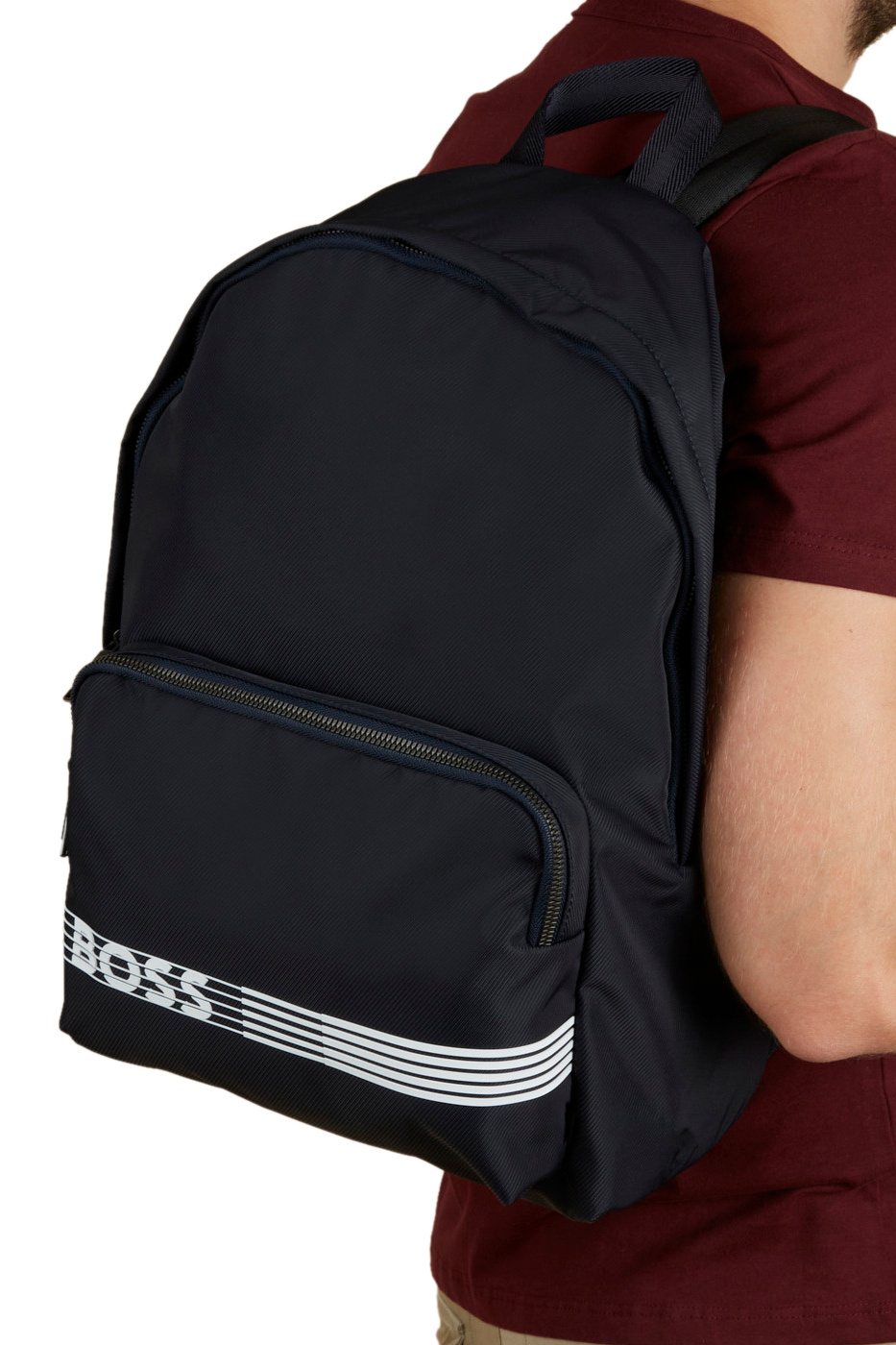 Мужской BOSS Рюкзак с логотипом (цвет ), артикул 50498733 | Фото 4