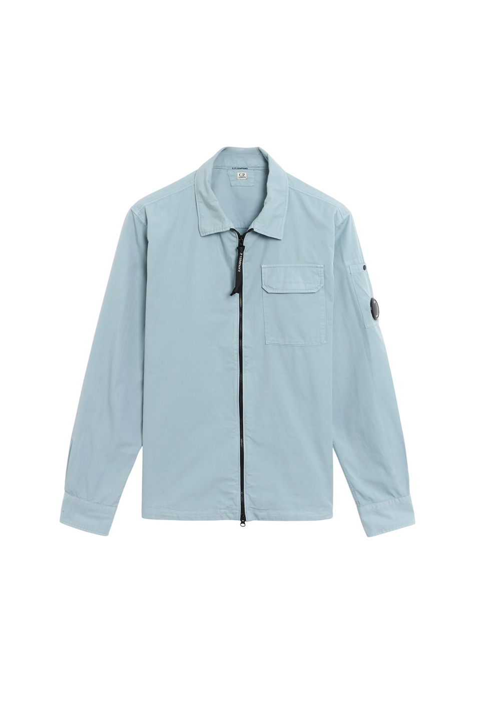 Куртка-рубашка из хлопка|Основной цвет:Голубой Мужской C.P. Company Куртка-рубашка из хлопка (цвет ), артикул 20CMOS705A110143G | Фото 1