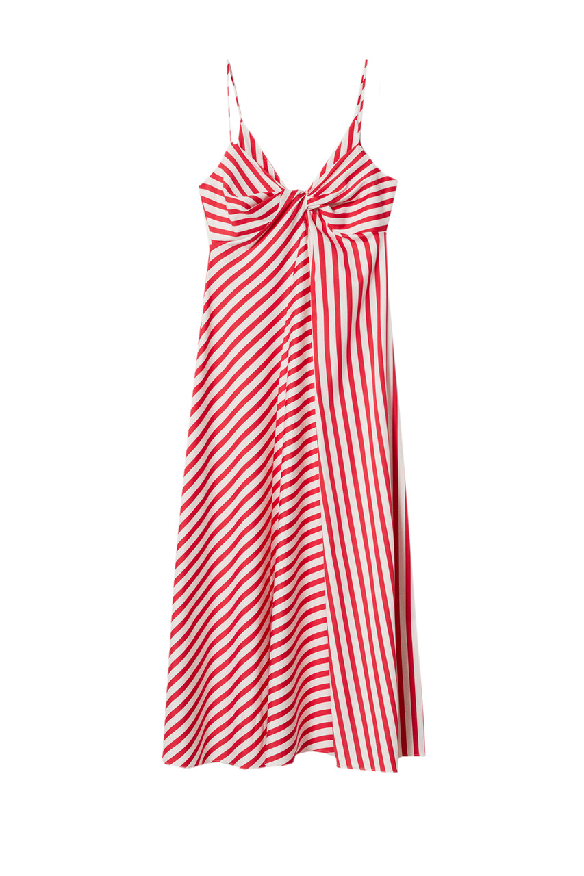 Платье AVEIRO в полоску|Основной цвет:Красный|Артикул:37031300 | Фото 1