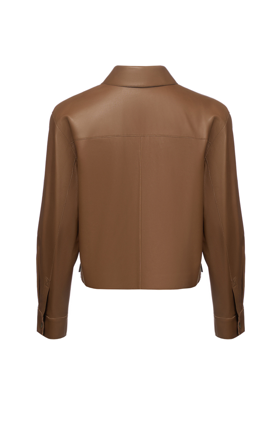 Куртка PIOVRA из натуральной кожи|Основной цвет:Коричневый Женский Weekend Max Mara Куртка PIOVRA из натуральной кожи (цвет ), артикул 2625446021 | Фото 2