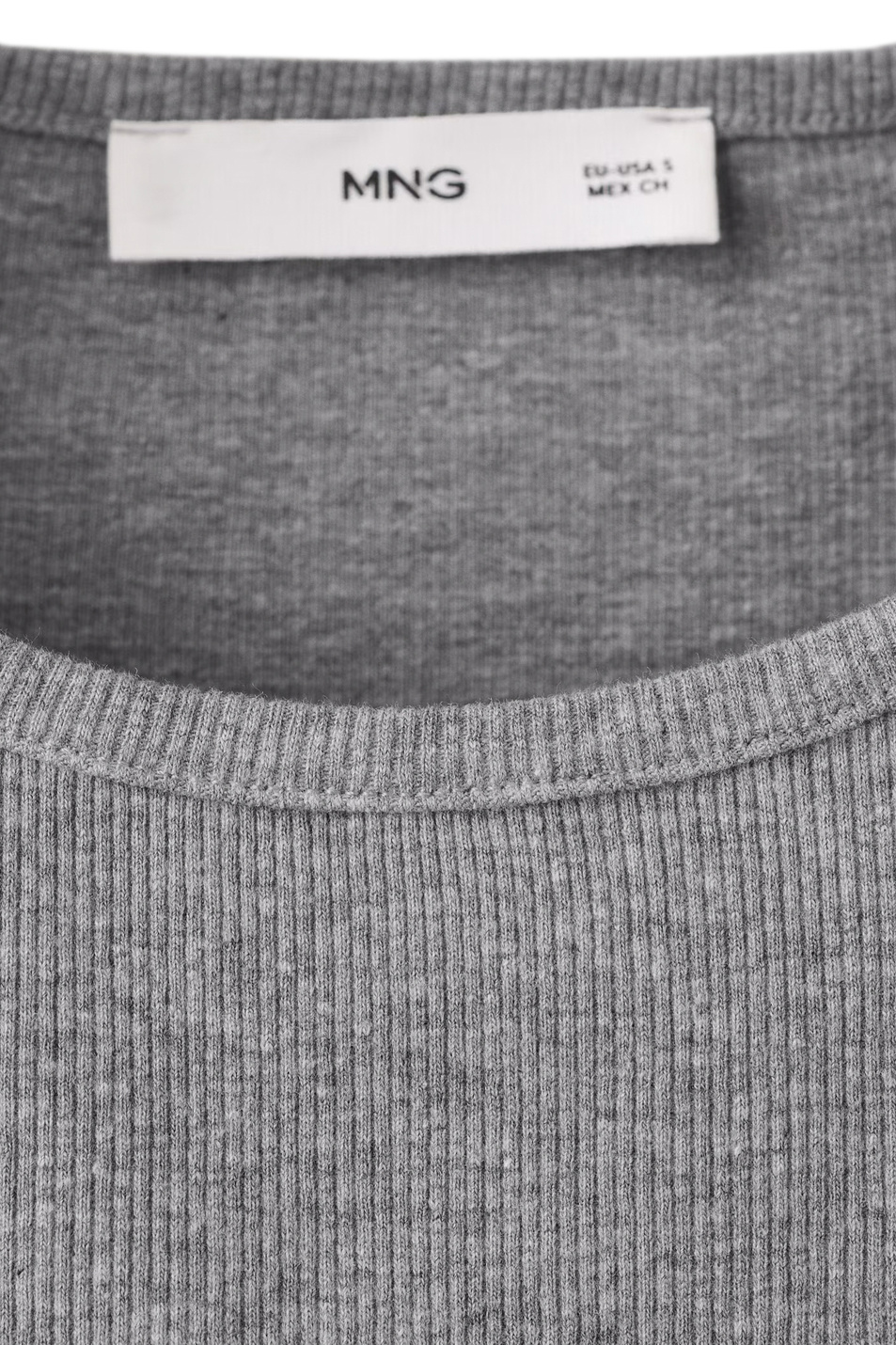 Женский Mango Топ BONI в рубчик (цвет ), артикул 27065830 | Фото 5