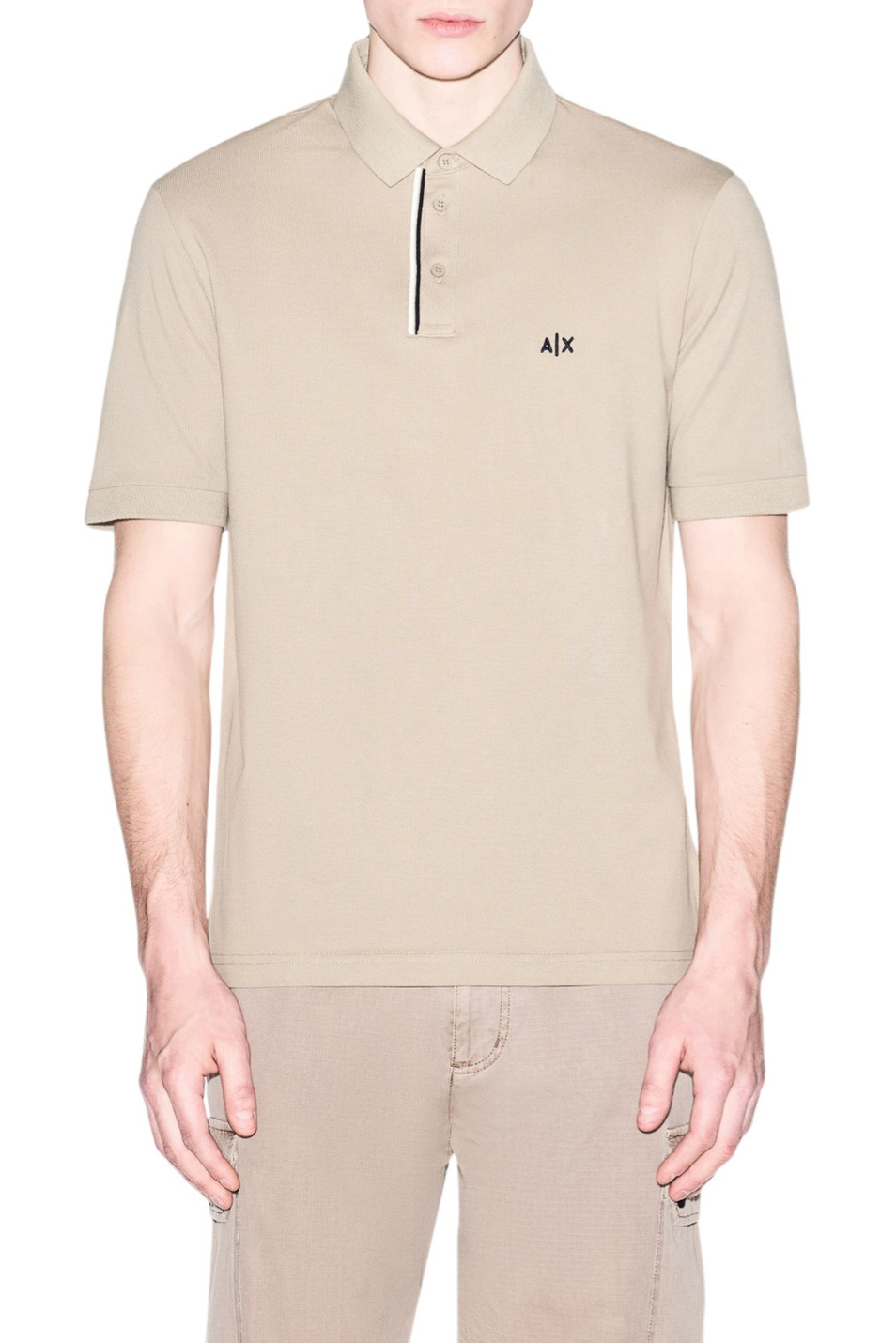 Мужской Armani Exchange Поло из хлопка (цвет ), артикул XM002067-AF10366 | Фото 3