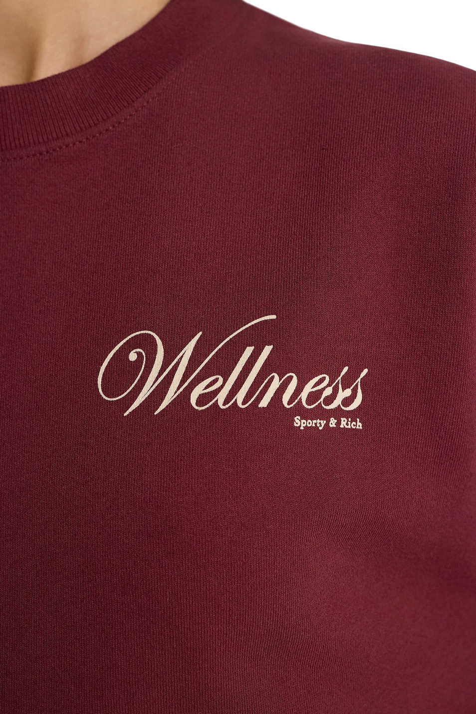 Женский Sporty & Rich Свитшот Soho из хлопка (цвет ), артикул ST07162083RE10 | Фото 4