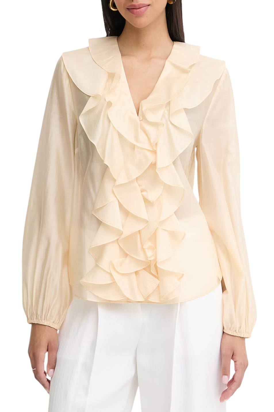 Женский TWINSET Milano Блузка с оборками (цвет ), артикул 261AT2230 | Фото 4