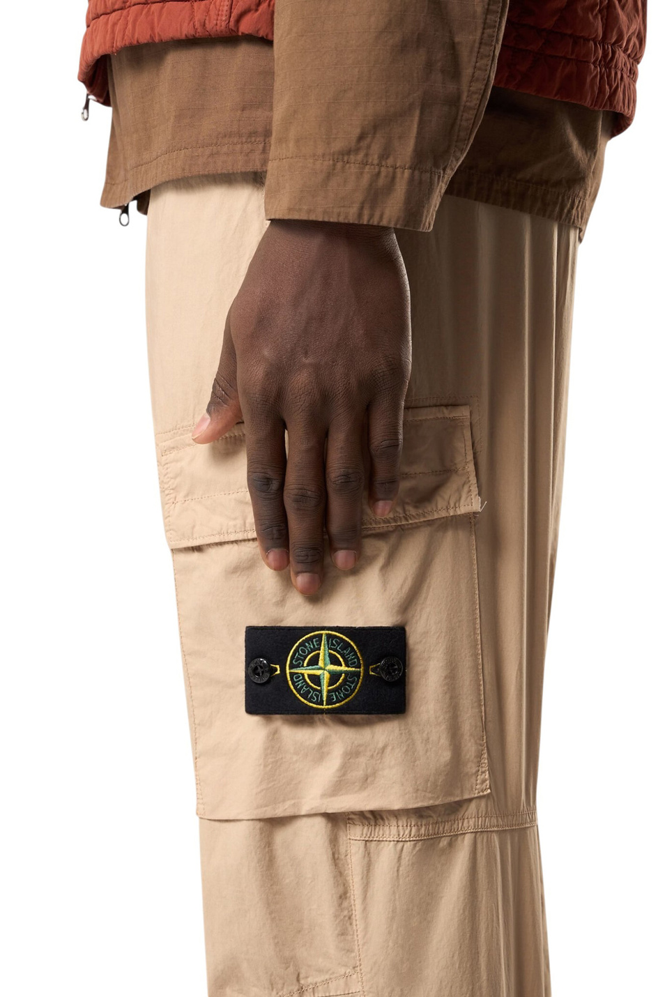 Мужской Stone Island Брюки карго однотонные (цвет ), артикул L1S153100031-S0003 | Фото 5