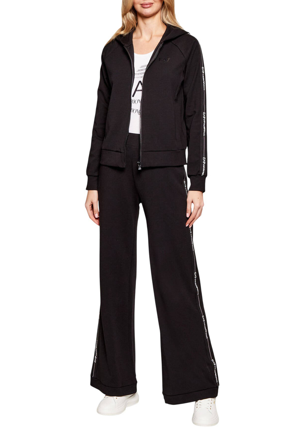 Женский EA7 Толстовка с логотипом (цвет ), артикул 7W000960-AF12501 | Фото 3