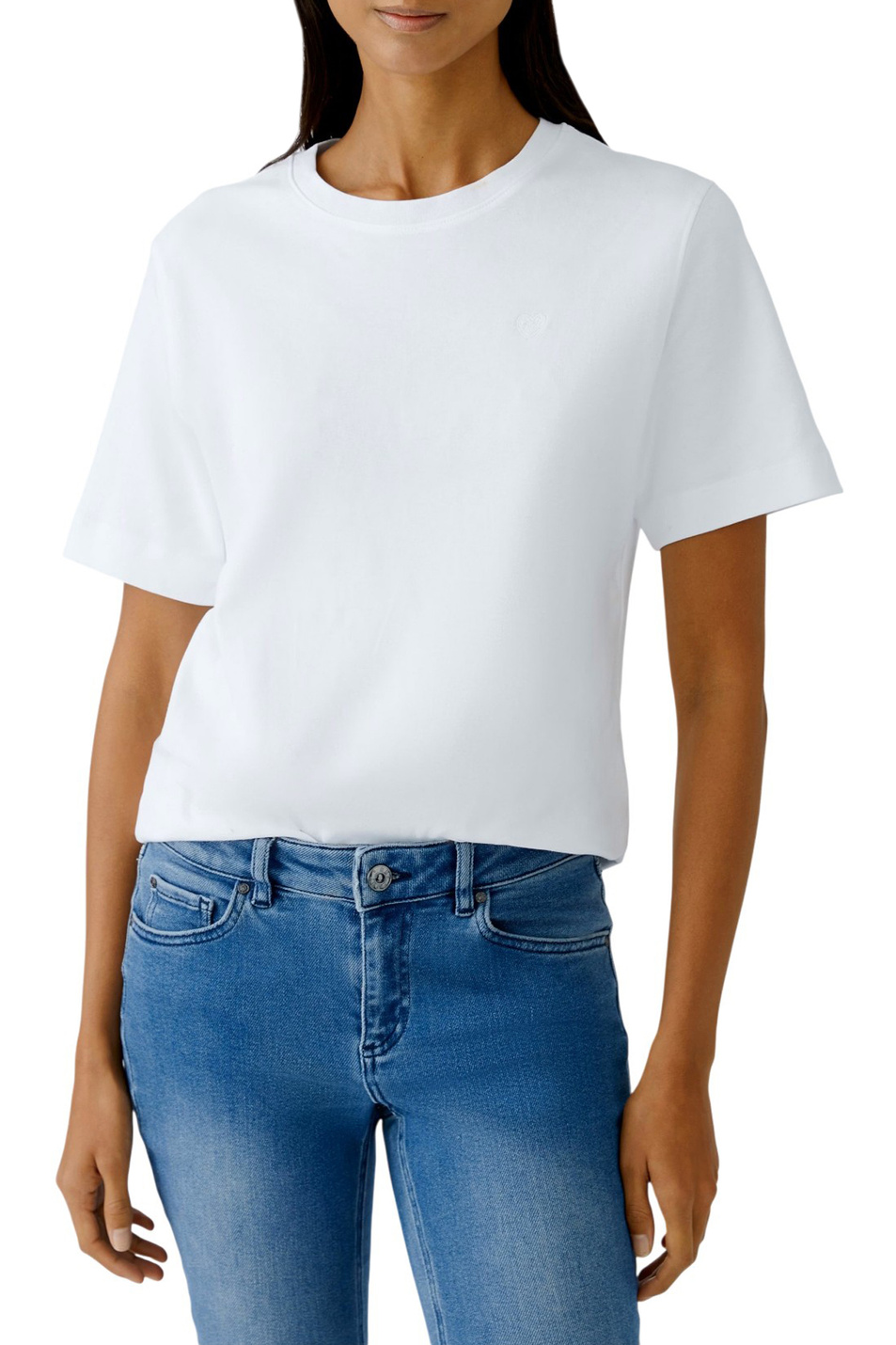 Женский OUI Футболка из хлопка (цвет ), артикул 94694 | Фото 4