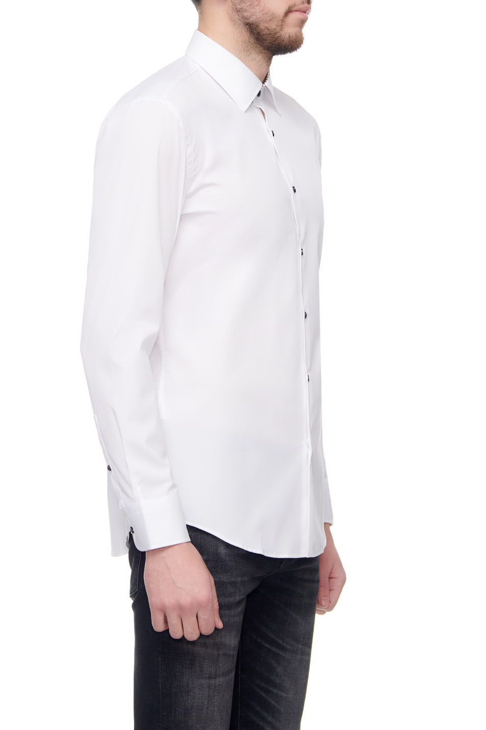 Мужской BOSS Рубашка с контрастными пуговицами (цвет ), артикул 50464148 | Фото 3