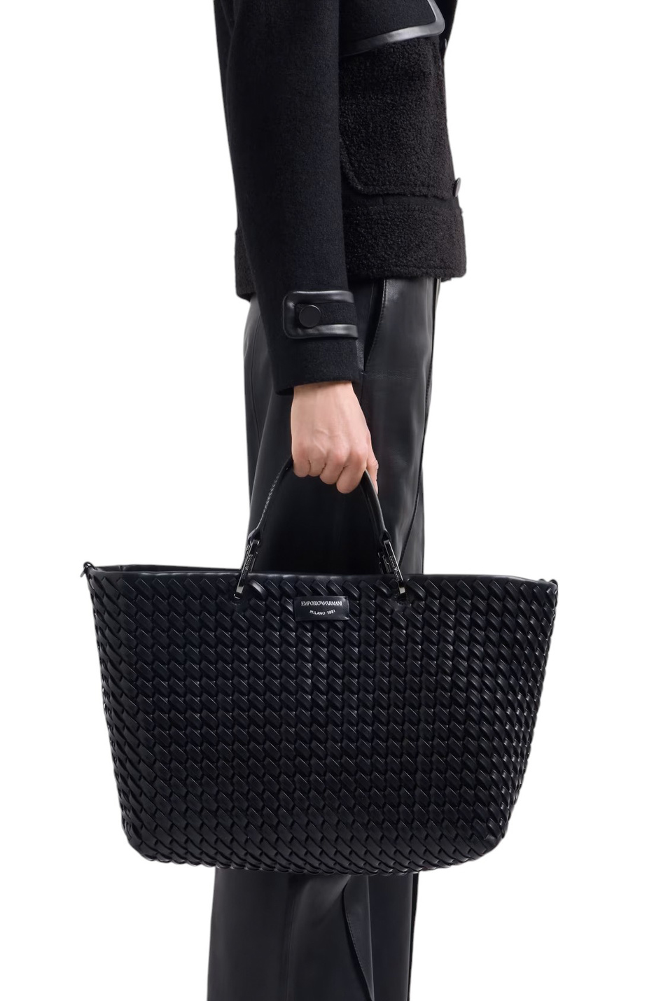 Женский Emporio Armani Сумка-шопер MyEA из натуральной кожи (цвет ), артикул EW000360-AF12762 | Фото 6