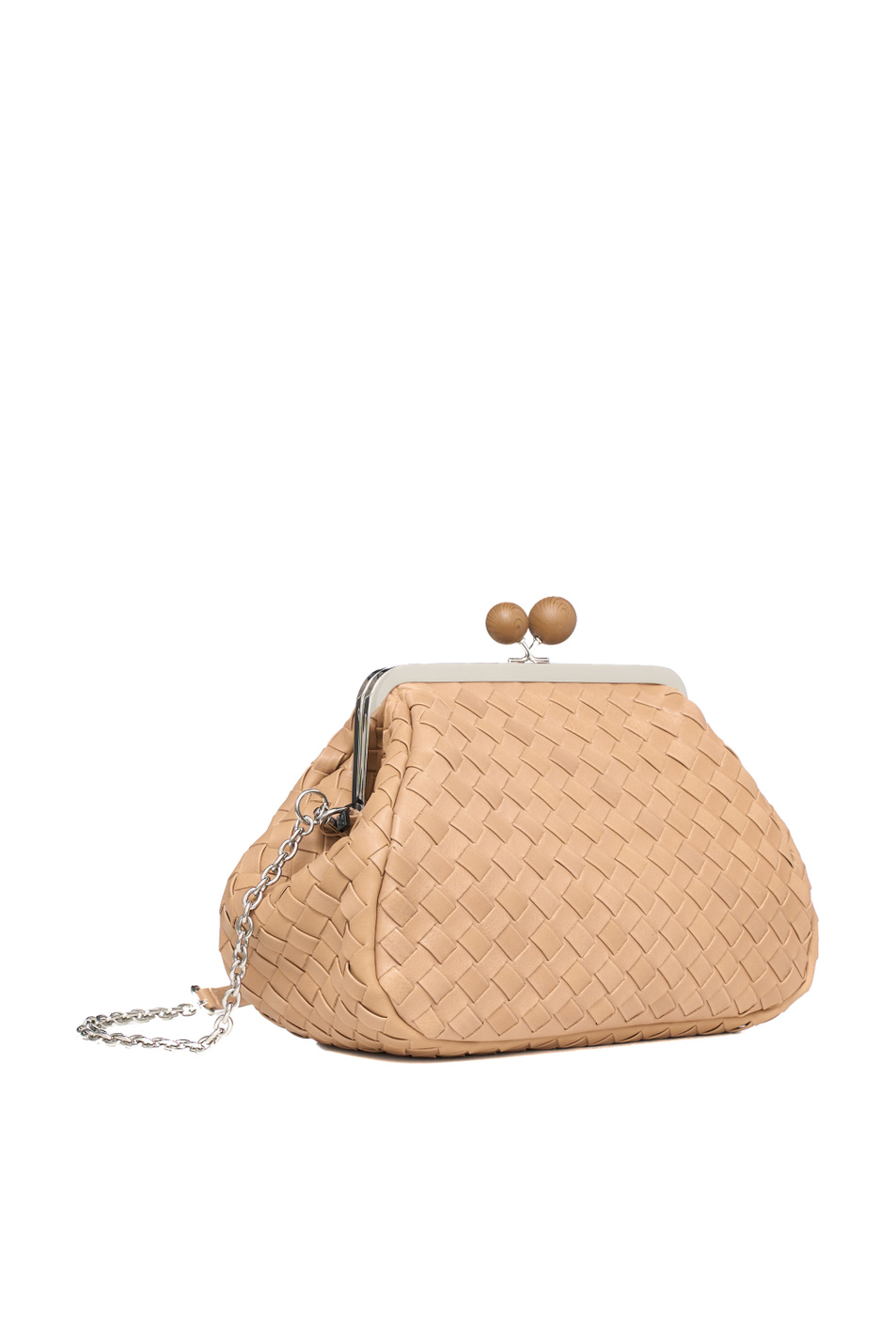 Сумка PANCIA из натуральной кожи|Основной цвет:Бежевый Женский Weekend Max Mara Сумка PANCIA из натуральной кожи (цвет ), артикул 2525516154 | Фото 3