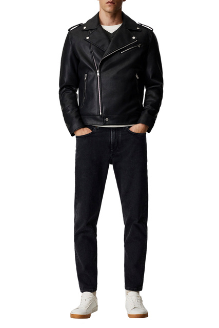 Байкерская куртка PICASSO из искусственной кожи|Основной цвет:Черный|Артикул:37005614 | Фото 2