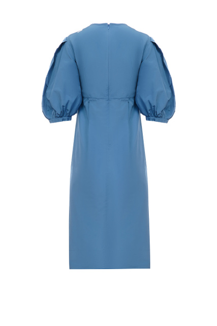 Платье LIUTI с рукавами-фонариками|Основной цвет:Синий|Артикул:2392210231 | Фото 2