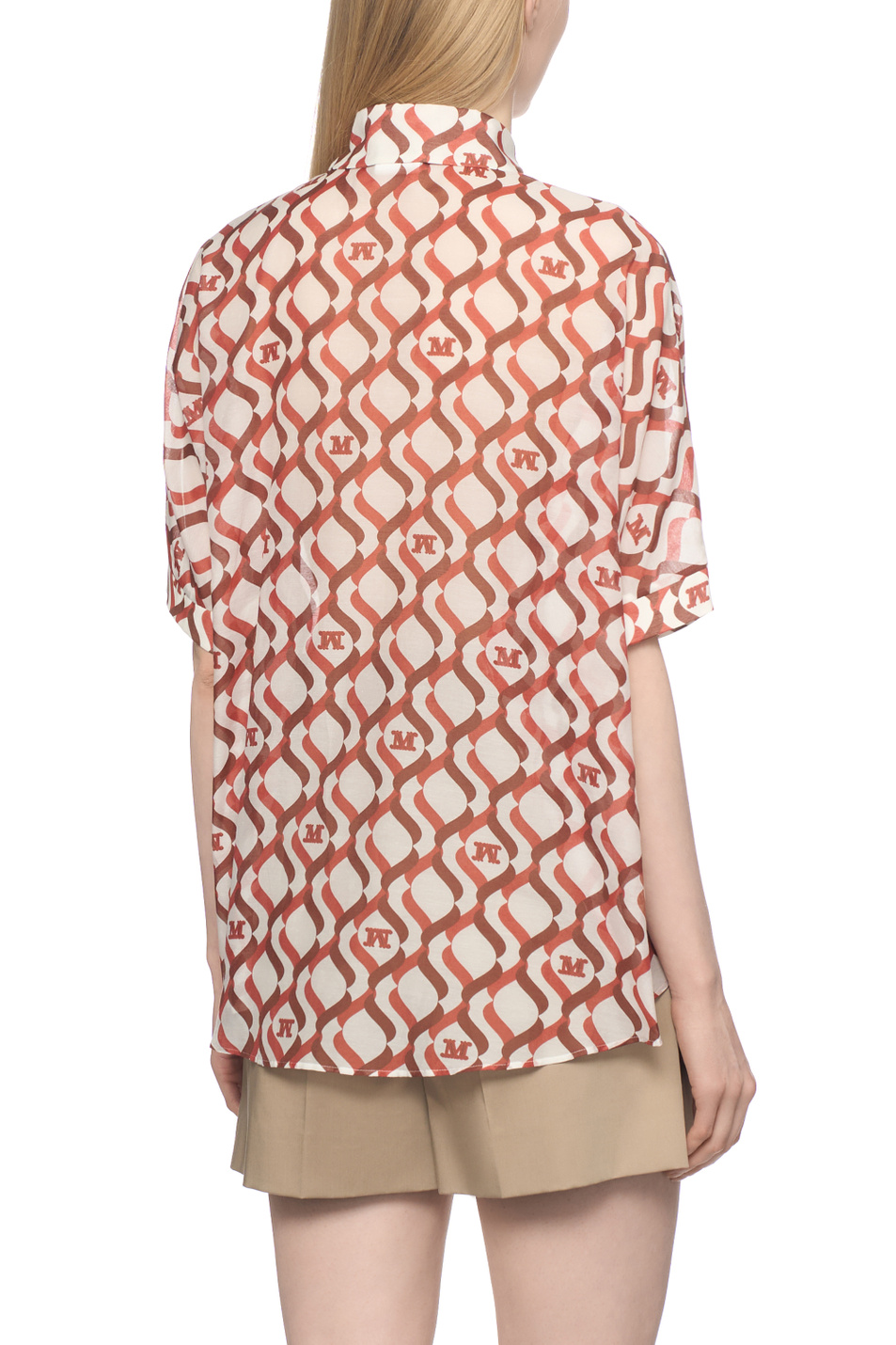 Женский Max Mara Блузка BCHARIETE с принтом (цвет ), артикул 2616111049 | Фото 5