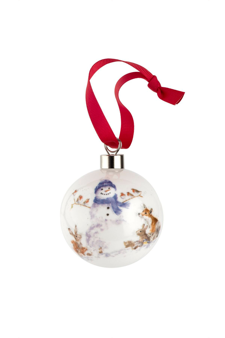 Portmeirion Шар для декора "Снеговик", 6,6 см (цвет ), артикул WNQA79011-XG | Фото 1