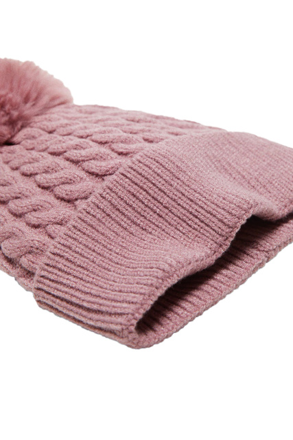 Вязаная шапка OSLOH|Основной цвет:Розовый|Артикул:37045950 | Фото 2