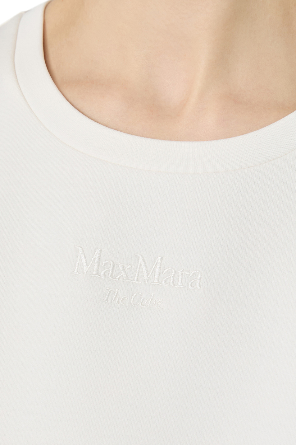 Женский Max Mara Футболка TUBO с логотипом (цвет ), артикул 2529976021 | Фото 5