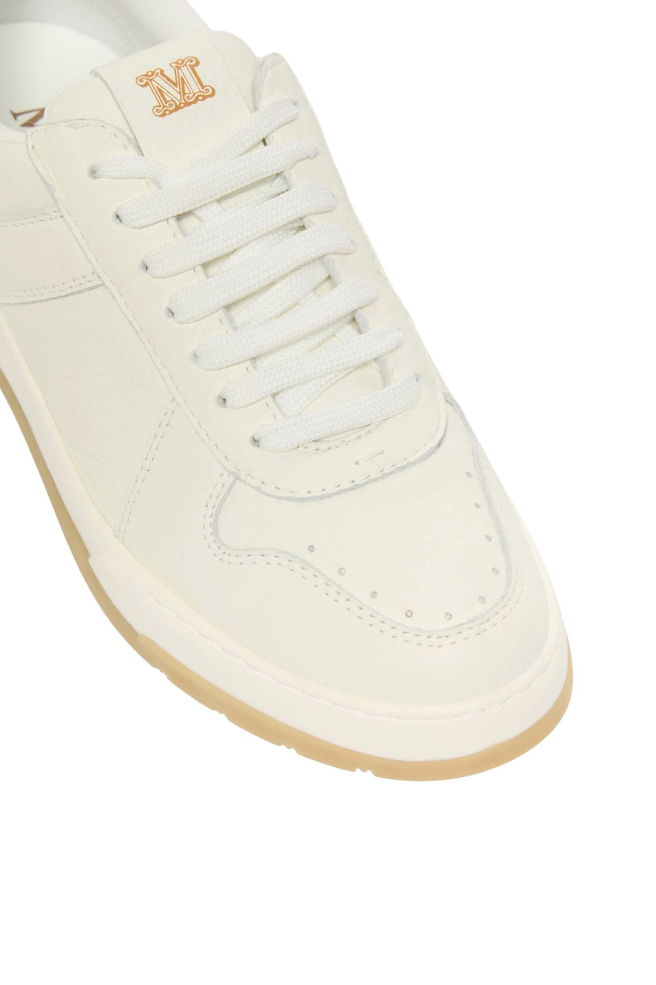 Женский Max Mara Кеды BLOCCO из натуральной кожи (цвет ), артикул 2614761051 | Фото 4