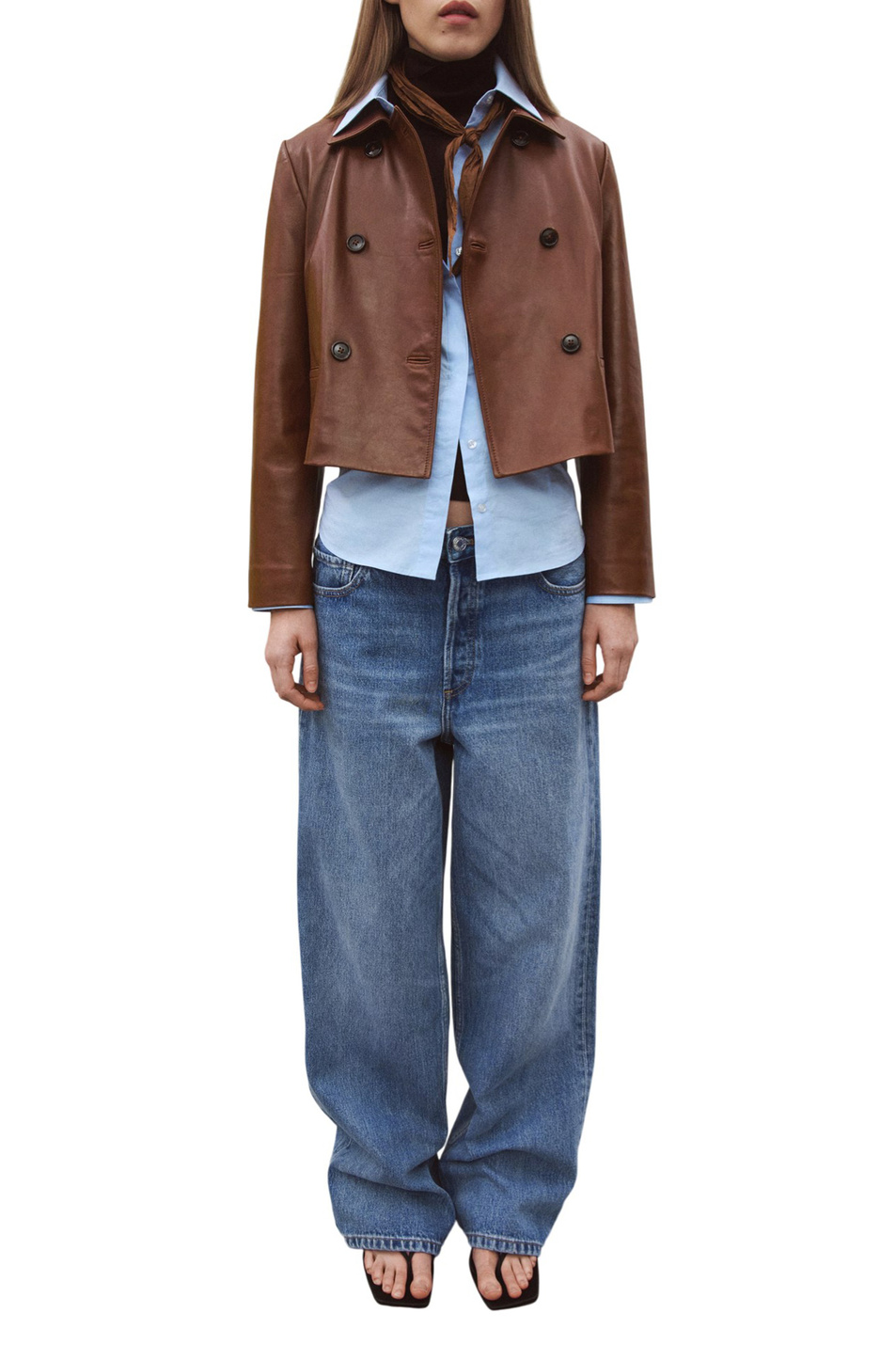 Женский Mango Джинсы NEWYORK с низкой посадкой (цвет ), артикул 27034076 | Фото 2