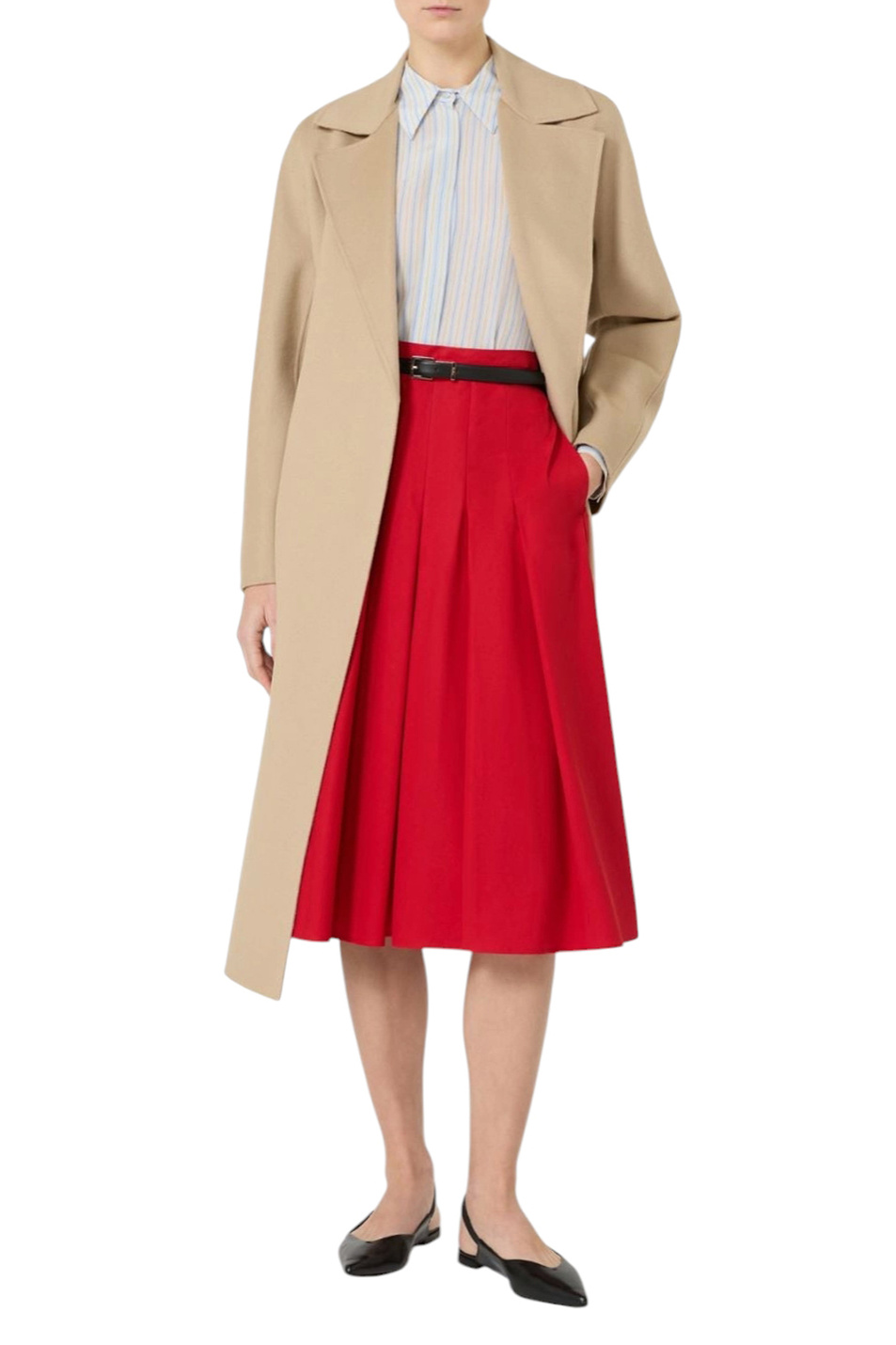 Женский Max Mara Юбка VOLUME из хлопка (цвет ), артикул 2616101021 | Фото 2