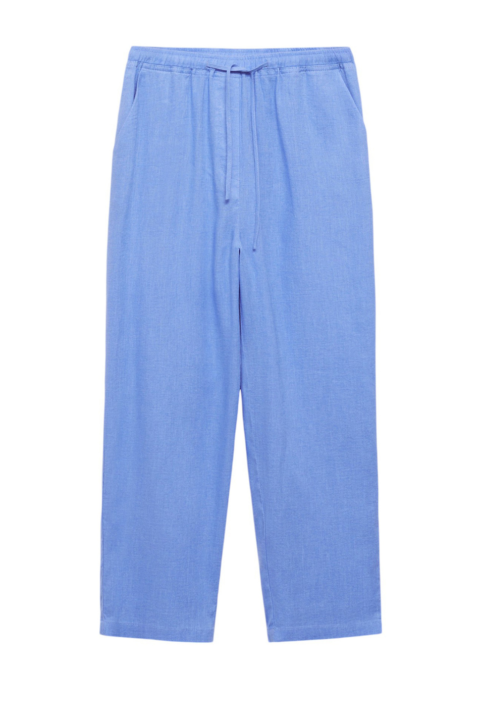 Женский Mango Брюки LINEN из льна и хлопка (цвет ), артикул 87046342 | Фото 1