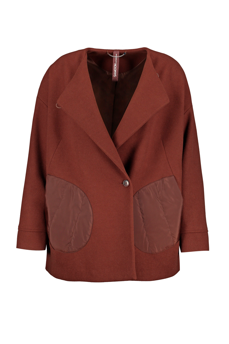 Samoon Короткое пальто со стегаными деталями (цвет ), артикул 150019-21507 | Фото 1