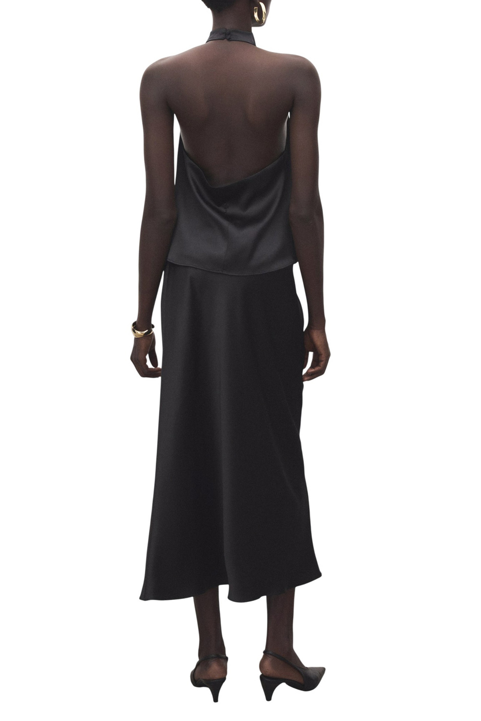 Женский Mango Юбка NEWMIA атласная (цвет ), артикул 27091326 | Фото 4