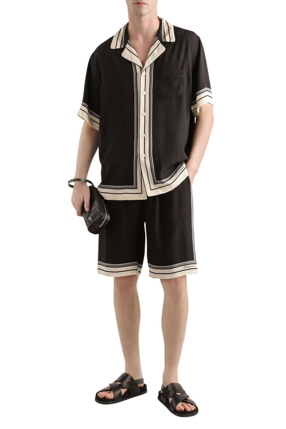 Мужской Dolce & Gabbana Шорты из шелка (цвет ), артикул GV5MAT-HI11T | Фото 2