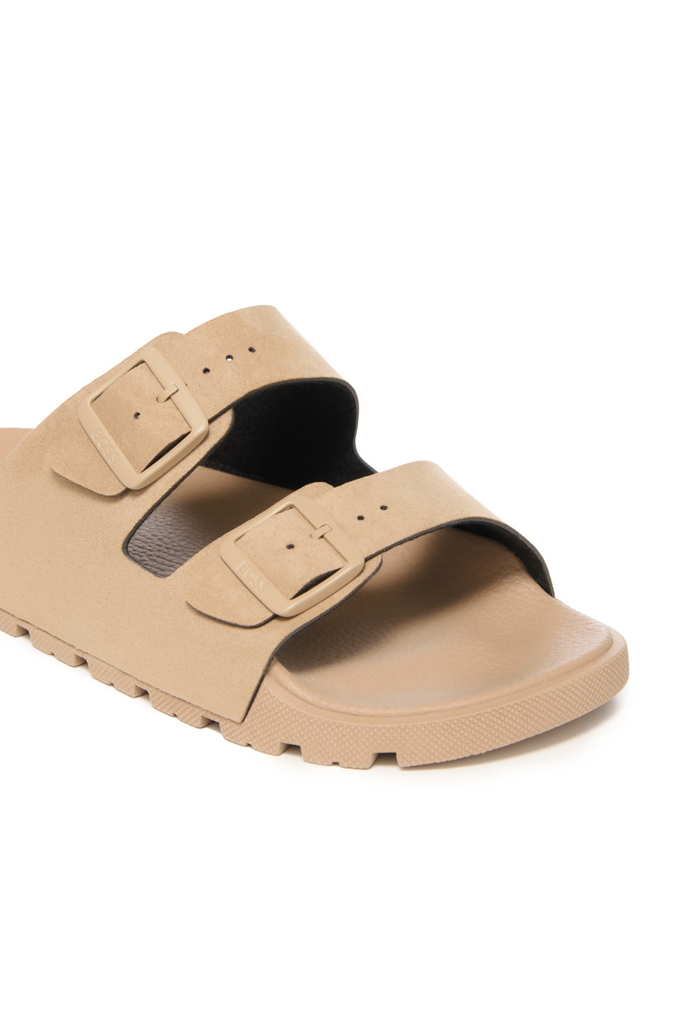 Мужской BOSS Шлепанцы Surfley из натуральной замши (цвет ), артикул 50563157 | Фото 5