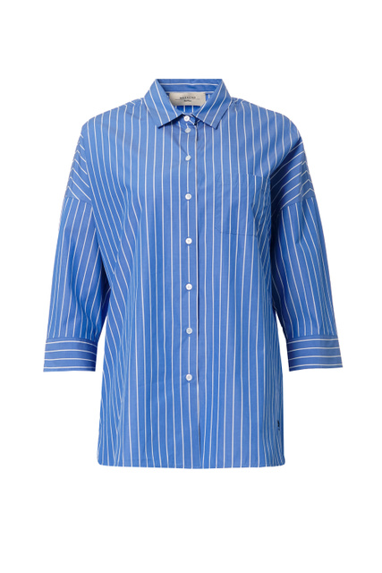 Рубашка BONDENO из натурального хлопка|Основной цвет:Голубой|Артикул:51110221 | Фото 1